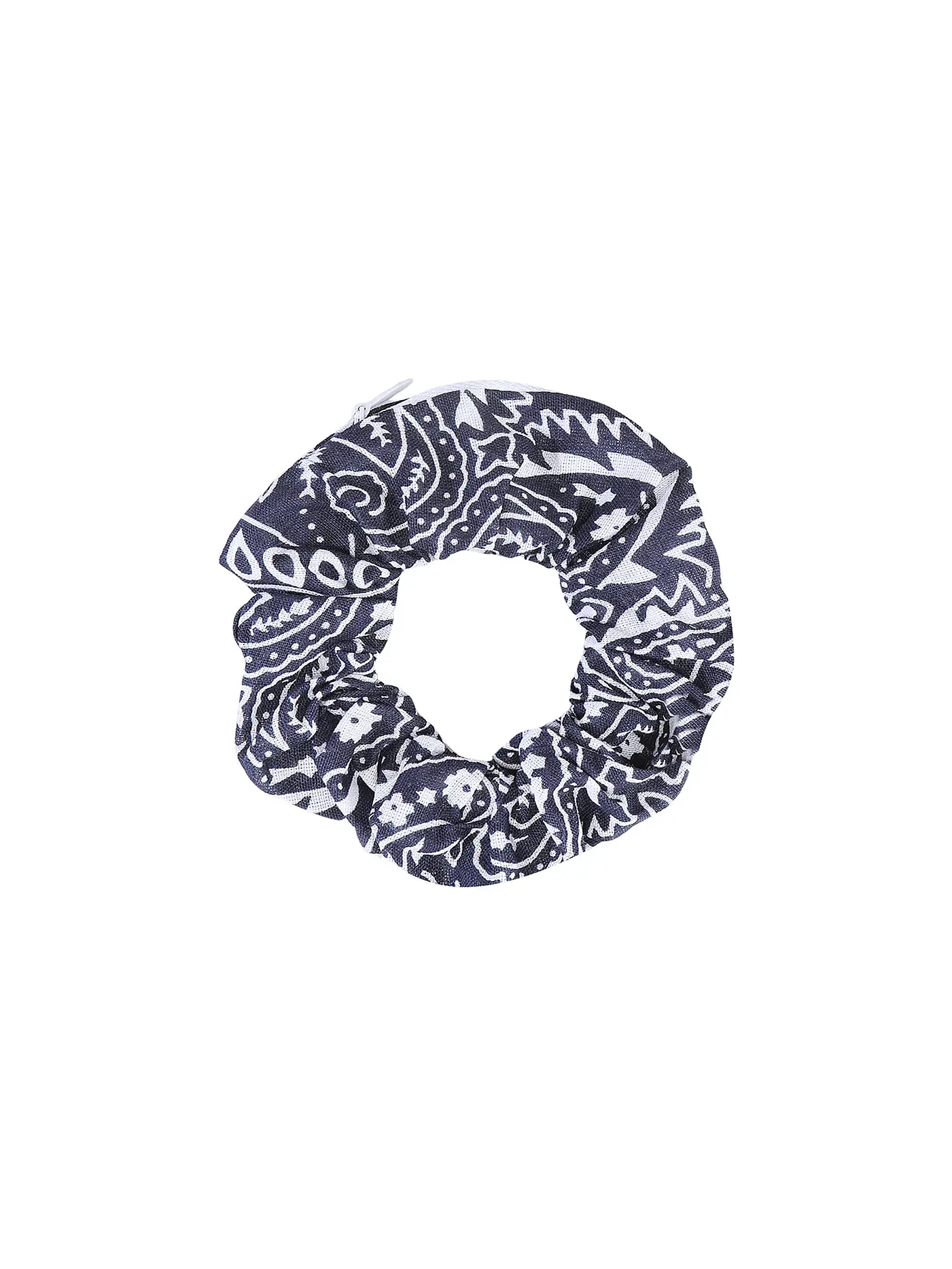 FIGLIA | Damen Haarband Scrunchie | dunkelblau